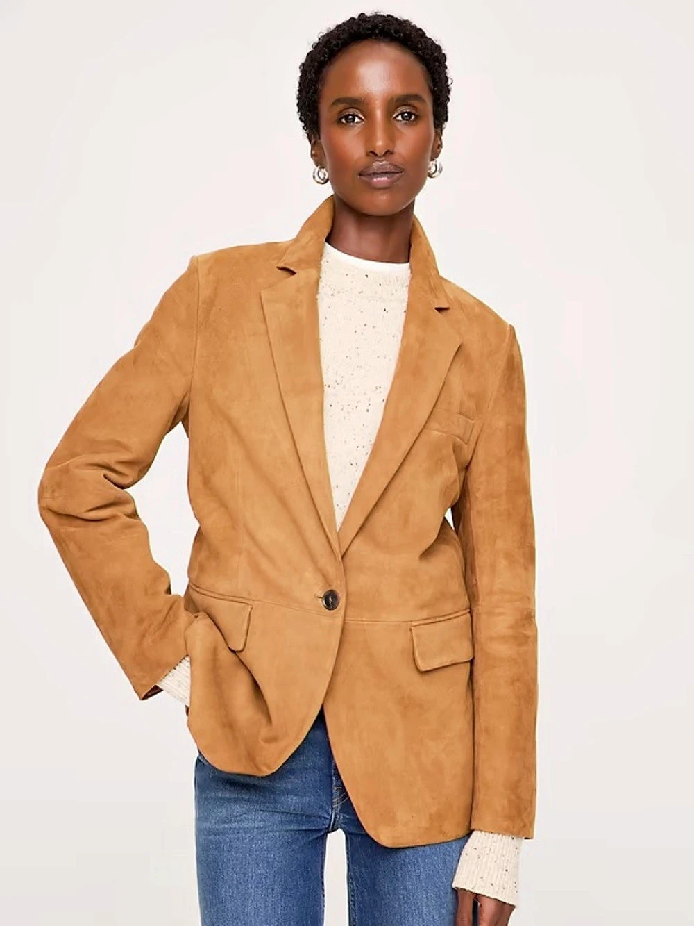 Banana Republic women’s SUEDE BLAZER NWT sz 0